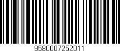 Código de barras (EAN, GTIN, SKU, ISBN): '9580007252011'