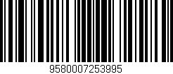Código de barras (EAN, GTIN, SKU, ISBN): '9580007253995'