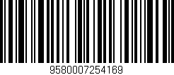 Código de barras (EAN, GTIN, SKU, ISBN): '9580007254169'