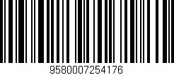 Código de barras (EAN, GTIN, SKU, ISBN): '9580007254176'