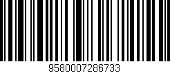 Código de barras (EAN, GTIN, SKU, ISBN): '9580007286733'