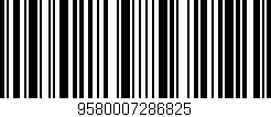 Código de barras (EAN, GTIN, SKU, ISBN): '9580007286825'