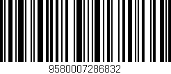 Código de barras (EAN, GTIN, SKU, ISBN): '9580007286832'