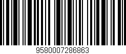 Código de barras (EAN, GTIN, SKU, ISBN): '9580007286863'
