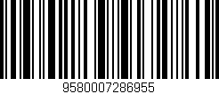 Código de barras (EAN, GTIN, SKU, ISBN): '9580007286955'