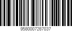 Código de barras (EAN, GTIN, SKU, ISBN): '9580007287037'