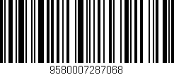Código de barras (EAN, GTIN, SKU, ISBN): '9580007287068'