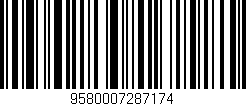 Código de barras (EAN, GTIN, SKU, ISBN): '9580007287174'