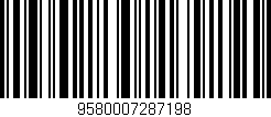 Código de barras (EAN, GTIN, SKU, ISBN): '9580007287198'