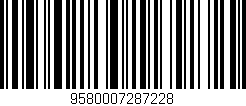 Código de barras (EAN, GTIN, SKU, ISBN): '9580007287228'