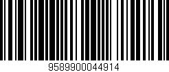 Código de barras (EAN, GTIN, SKU, ISBN): '9589900044914'