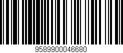 Código de barras (EAN, GTIN, SKU, ISBN): '9589900046680'