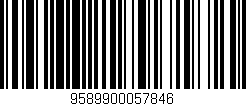 Código de barras (EAN, GTIN, SKU, ISBN): '9589900057846'