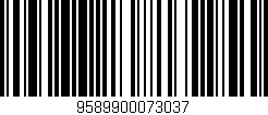 Código de barras (EAN, GTIN, SKU, ISBN): '9589900073037'