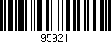 Código de barras (EAN, GTIN, SKU, ISBN): '95921'