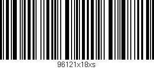 Código de barras (EAN, GTIN, SKU, ISBN): '96121x18xs'