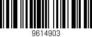 Código de barras (EAN, GTIN, SKU, ISBN): '9614903'