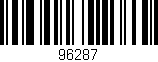 Código de barras (EAN, GTIN, SKU, ISBN): '96287'