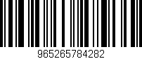 Código de barras (EAN, GTIN, SKU, ISBN): '965265784282'