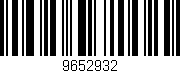 Código de barras (EAN, GTIN, SKU, ISBN): '9652932'