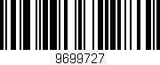 Código de barras (EAN, GTIN, SKU, ISBN): '9699727'