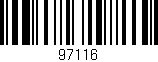 Código de barras (EAN, GTIN, SKU, ISBN): '97116'