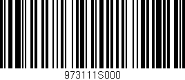 Código de barras (EAN, GTIN, SKU, ISBN): '973111S000'