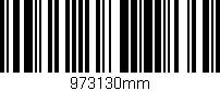 Código de barras (EAN, GTIN, SKU, ISBN): '973130mm'