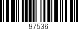Código de barras (EAN, GTIN, SKU, ISBN): '97536'