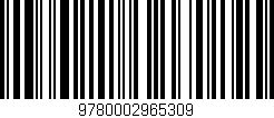 Código de barras (EAN, GTIN, SKU, ISBN): '9780002965309'