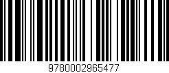 Código de barras (EAN, GTIN, SKU, ISBN): '9780002965477'