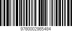 Código de barras (EAN, GTIN, SKU, ISBN): '9780002965484'