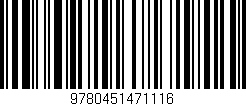 Código de barras (EAN, GTIN, SKU, ISBN): '9780451471116'