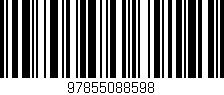 Código de barras (EAN, GTIN, SKU, ISBN): '97855088598'