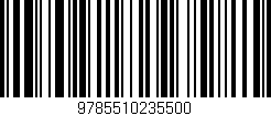 Código de barras (EAN, GTIN, SKU, ISBN): '9785510235500'