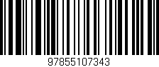Código de barras (EAN, GTIN, SKU, ISBN): '97855107343'
