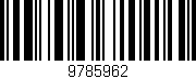 Código de barras (EAN, GTIN, SKU, ISBN): '9785962'
