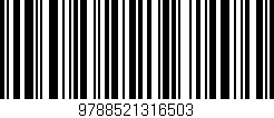 Código de barras (EAN, GTIN, SKU, ISBN): '9788521316503'