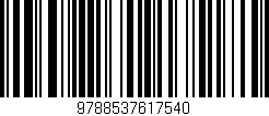 Código de barras (EAN, GTIN, SKU, ISBN): '9788537617540'