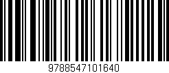 Código de barras (EAN, GTIN, SKU, ISBN): '9788547101640'