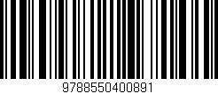 Código de barras (EAN, GTIN, SKU, ISBN): '9788550400891'