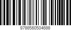 Código de barras (EAN, GTIN, SKU, ISBN): '9788560504688'