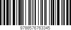 Código de barras (EAN, GTIN, SKU, ISBN): '9788576763345'