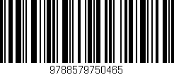 Código de barras (EAN, GTIN, SKU, ISBN): '9788579750465'