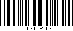 Código de barras (EAN, GTIN, SKU, ISBN): '9788581052885'