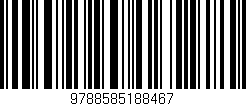 Código de barras (EAN, GTIN, SKU, ISBN): '9788585188467'