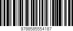 Código de barras (EAN, GTIN, SKU, ISBN): '9788585554187'