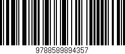 Código de barras (EAN, GTIN, SKU, ISBN): '9788589894357'