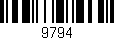 Código de barras (EAN, GTIN, SKU, ISBN): '9794'