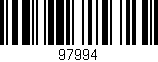 Código de barras (EAN, GTIN, SKU, ISBN): '97994'